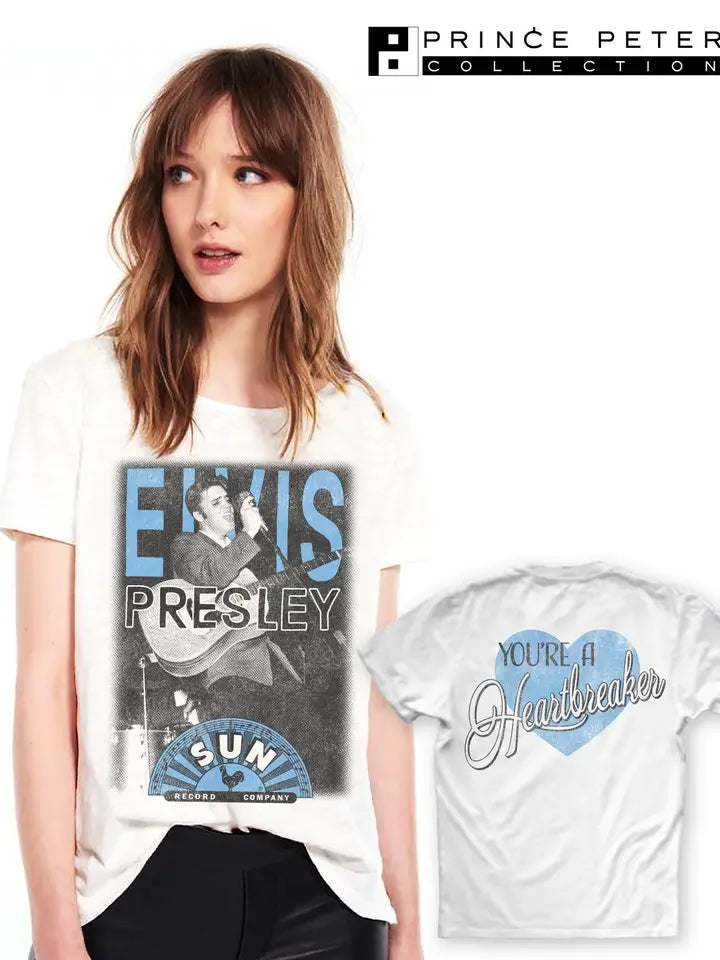 Statement pieces for the confident woman   Elvis Presley Heartbreaker Tee