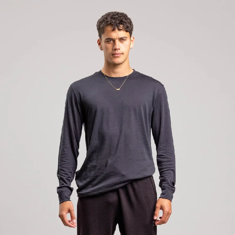 Curated collections of sophisticated women’s wear   Merino Classic Long Sleeve Tee Unisex