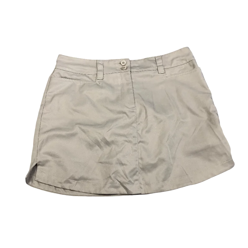 Skirt Mini & Short By Clothes Mentor In Tan, Size: 8